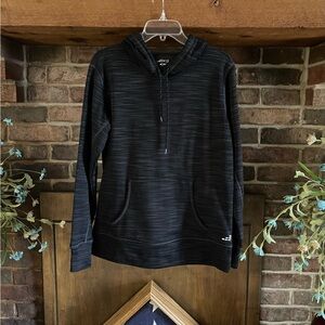 BCG Black Striped M Long Sleeve Hoodie